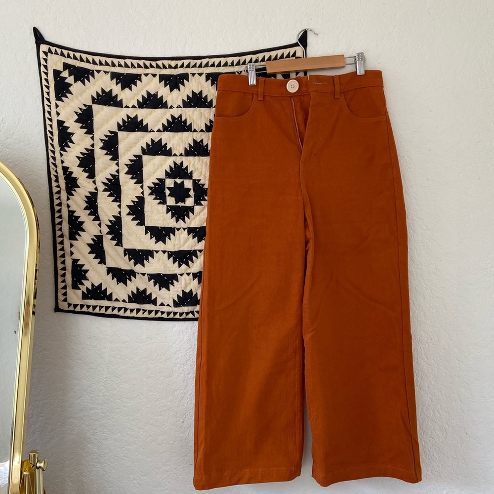 Whimsy + Row Flora Pant in Rust